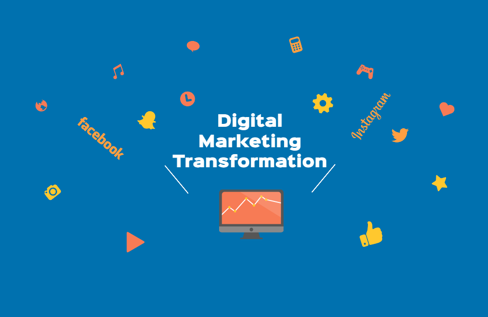 Digital Marketing Transformation Graphic